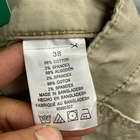 NEW Unionbay Men's Size 38 Tan Cargo Shorts Cotton & Spandex Blend - Picture 4 of 6